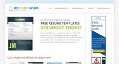 Desktop Screenshot of free-resume-templates.net
