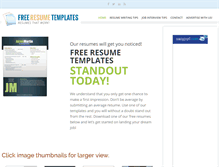 Tablet Screenshot of free-resume-templates.net